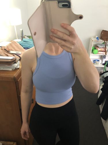 Customer photo review of Ribbed Tank