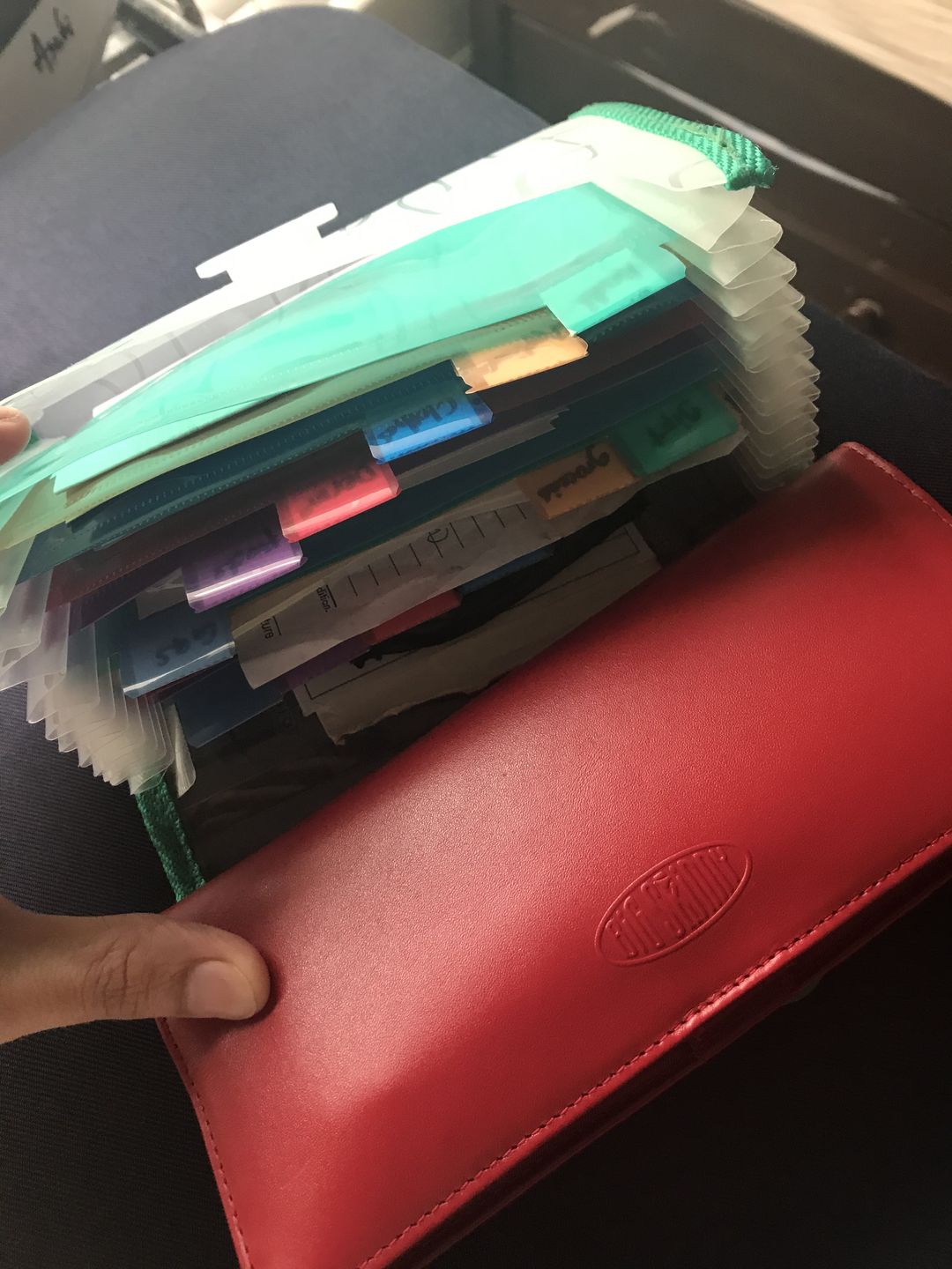 Customer photo review of Leather Executive Red
