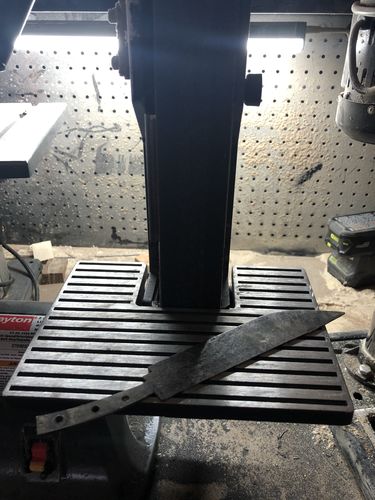 Customer photo review of 2 X 42 Inch Industrial Grade Silicon Carbide Sanding Belts, 6 Pack