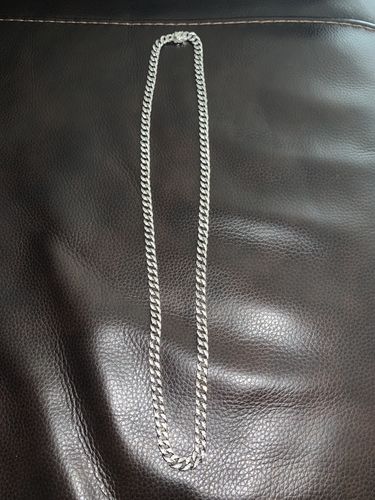 Customer photo review of White Gold 8mm Iced Out Miami Cuban Chain