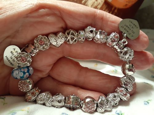 Customer photo review of Piece Of My Heart Bracelet