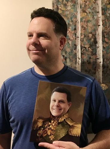 Customer photo review of The Colonel - Custom Canvas