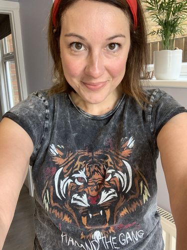Customer photo review of Acid Wash Tiger Tee