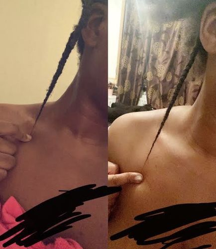 Customer photo review of Inches - Ayurvedic Hair & Beard Growth Oil