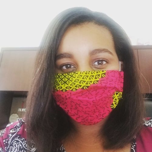 Customer photo review of PACK OF 6 ADULT REUSABLE FACE MASK