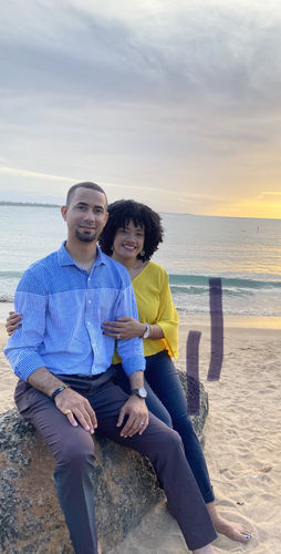 Customer photo review of Brown Bamboo Watch