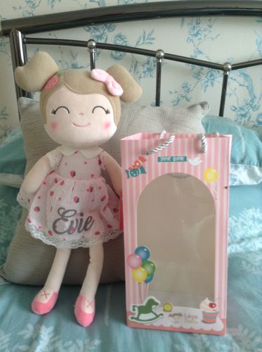 Customer photo review of Personalized Leyadoll (Strawberry) with Gift Bag