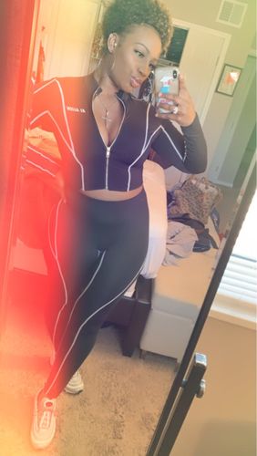 Customer photo review of KL ALIEN Ensemble noir longue manche