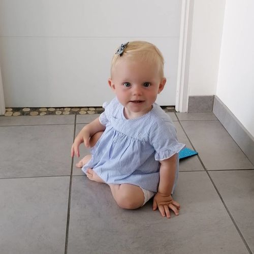 Customer photo review of Barrette Liberty "Katie and Millie pastel"
