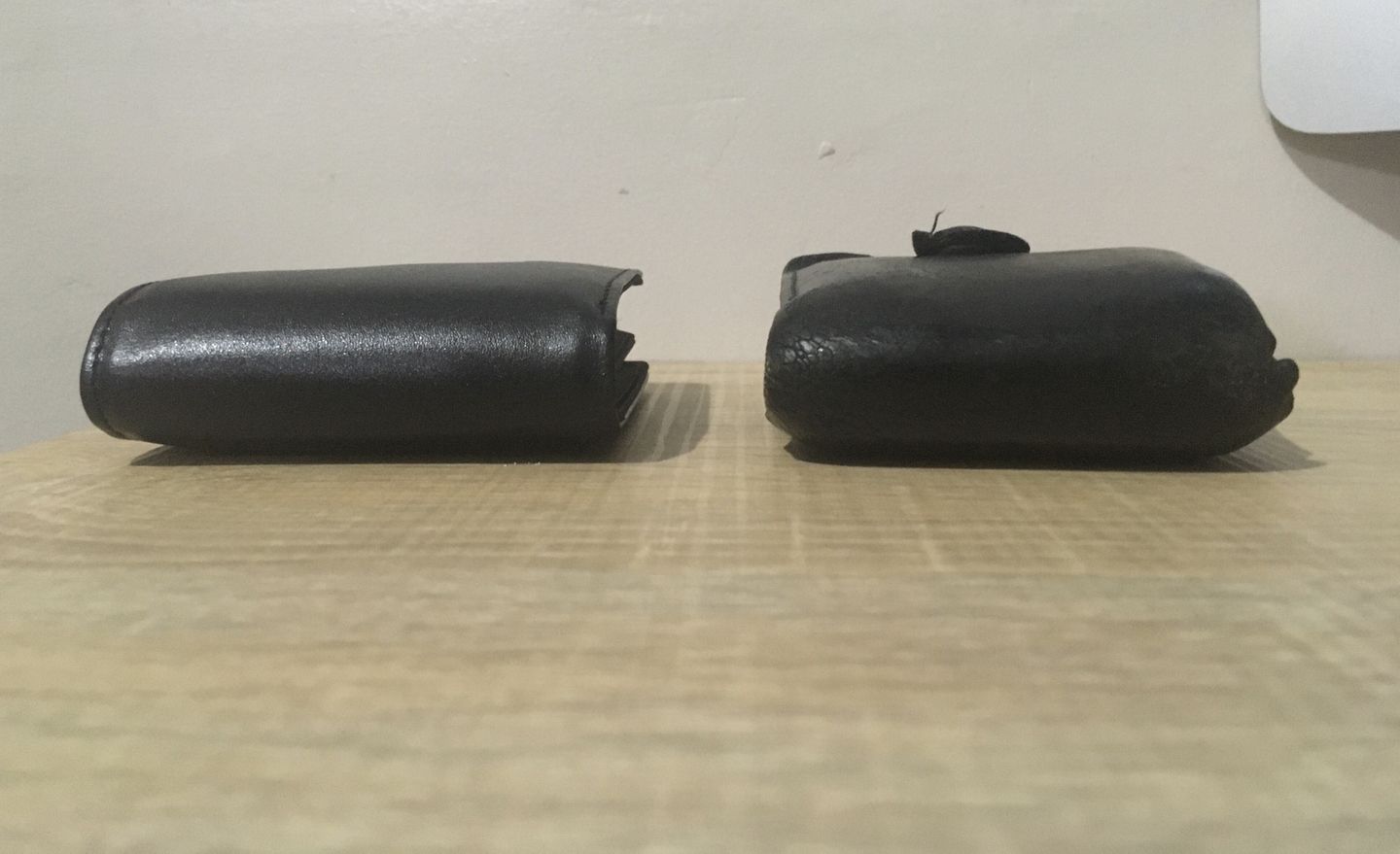 Customer photo review of RFID Blocking Leather L-Fold Wallet Black