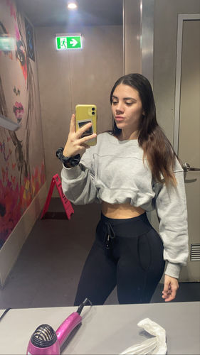 Customer photo review of Adjustable Cropped Jumper