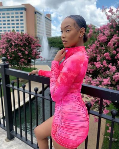 Customer photo review of Sexy Slim Printed Long Sleeve Romper