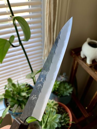 Customer photo review of Yu Kurosaki Fujin AO Super Petty 150 mm
