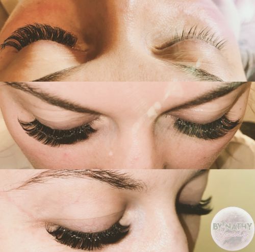 Customer photo review of 0.07 Easy Fan Russian Volume Cashmere Lashes (16 lines)