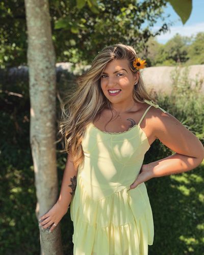 Customer photo review of Suzette Mini Dress