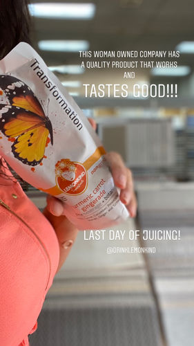 Customer photo review of LEMONKIND® 3 Day Reset Core Juice Cleanse – Immunity & Metabolism Boost (24 Juices)