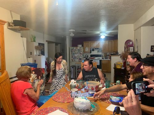 Customer photo review of The Royal Couple - Custom Canvas