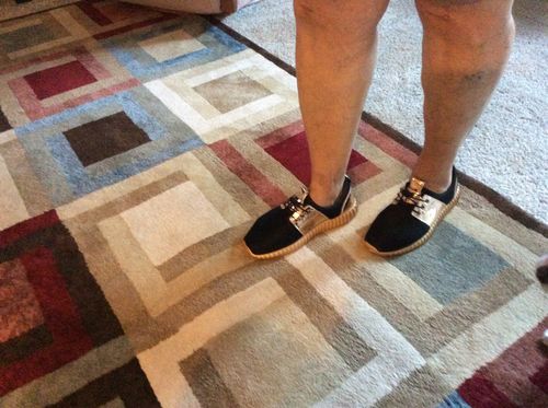 Customer photo review of Astra Sneakers - Instant Foot Pain Relief