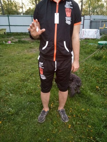 Customer photo review of Fashion Mens Tracksuit