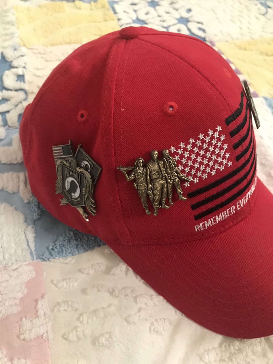 Customer photo review of Vietnam Veteran Pin