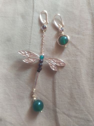 Customer photo review of Vintage Irregular Ethnic Dragonfly Women Earrings