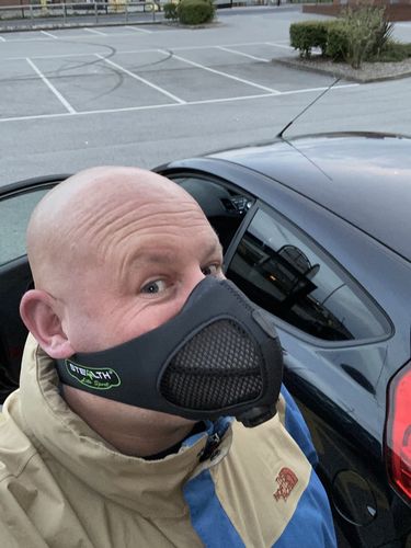 Customer photo review of Stealth Lite FFP3 Everyday Facemask