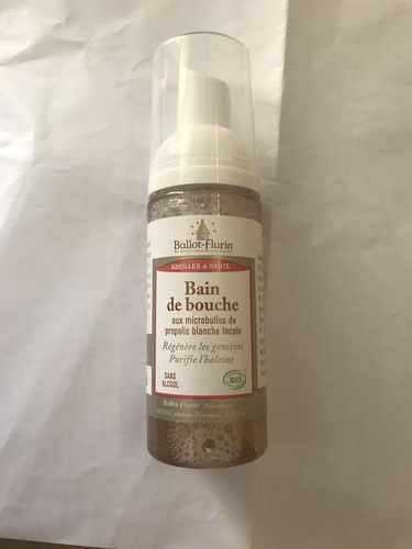 Customer photo review of BAIN DE BOUCHE A LA PROPOLIS BLANCHE