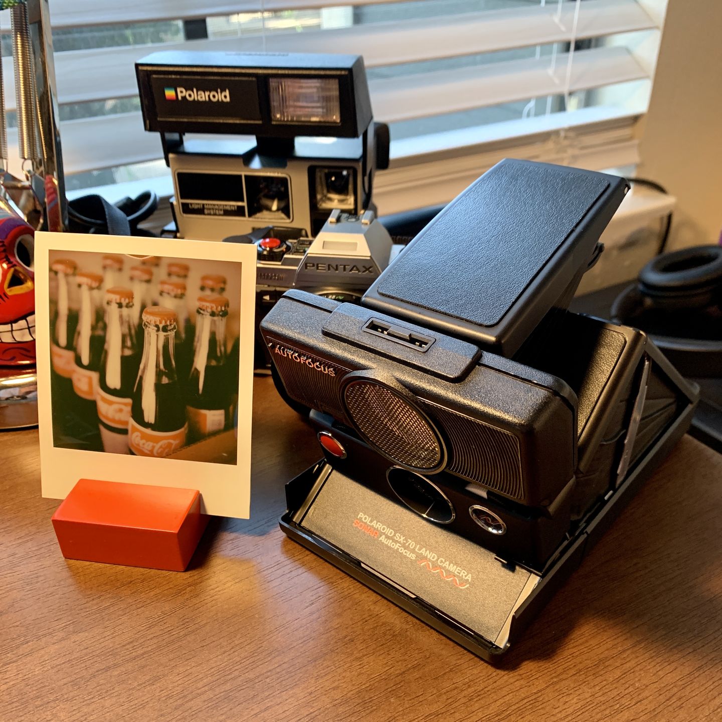 Customer photo review of Polaroid SX-70 Sonar Autofocus Black Folding Instant Film Camera