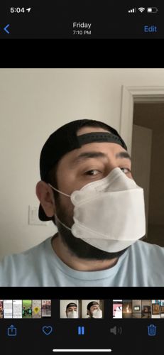 Customer photo review of AirQUEEN Nanomask