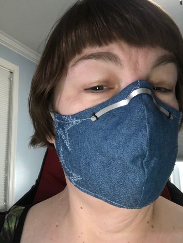 Customer photo review of Mask Insert - Contoured - 10 Count