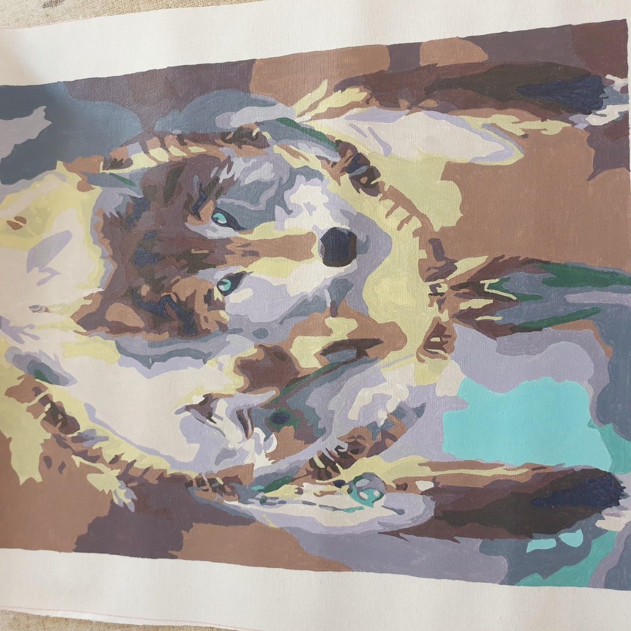 Customer photo review of FREE Paint By Numbers Kit