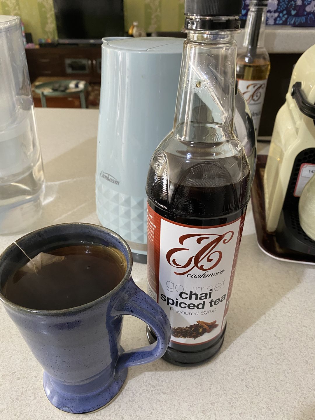 Customer photo review of Spiced Chai Syrup