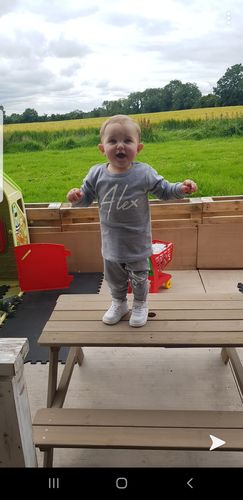 Customer photo review of Personalised Roma Tracksuit (0-12 Years) (MRK X)