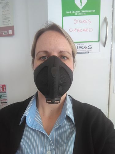 Customer photo review of Stealth Lite FFP3 Everyday Facemask