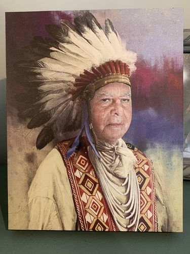 Customer photo review of The Chief - Custom Canvas
