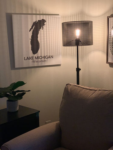 Customer photo review of Custom Lake Square Canvas