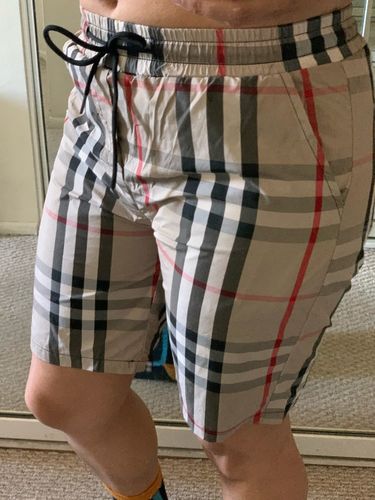 Customer photo review of Summer Casual Plaid Shorts