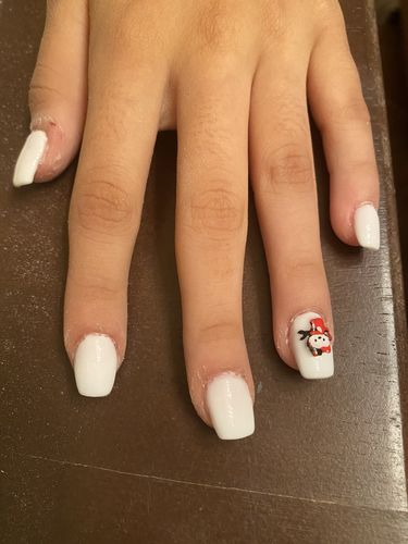 Customer photo review of GHDip Dip Powder Nail Kit G641 (Pink&White French Nail Colors)