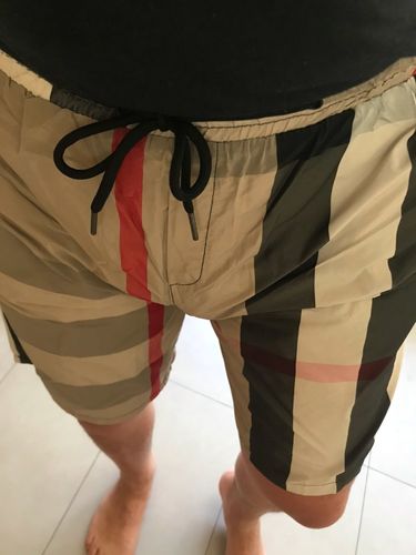 Customer photo review of Summer Casual Plaid Shorts