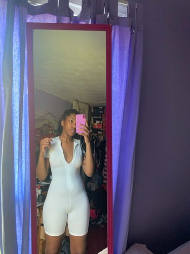 Customer photo review of Combinaison short et manche courte moulante