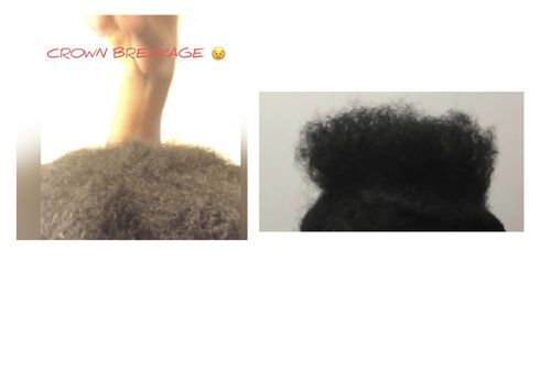 Customer photo review of Chad and India’s Root to Tip Combo. FREE POUF PROTECTOR BONNET INCLUDED