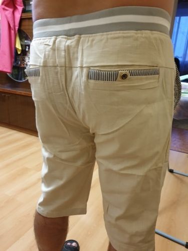 Customer photo review of Summer Casual Cargo Shorts