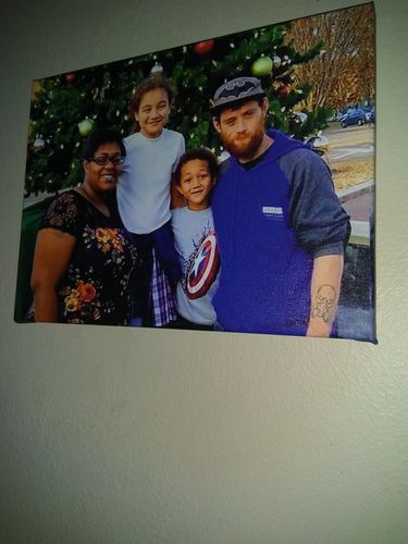 Customer photo review of Custom Horizontal Canvas Set