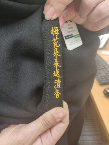 Customer photo review of Birds & Trees Embroidered Sukajan Hoodie