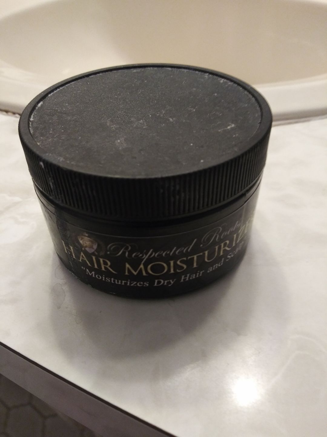 Customer photo review of Respected Roots Hair Moisturizer