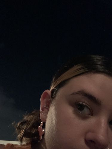 Customer photo review of The Book of Pop Out Earrings