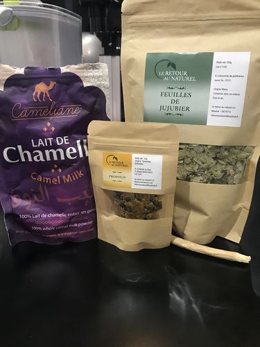 Customer photo review of LAIT DE CHAMELLE EN POUDRE 100 g