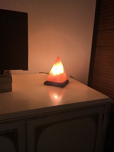 Customer photo review of Pyramid Himalayan Salt Lamp