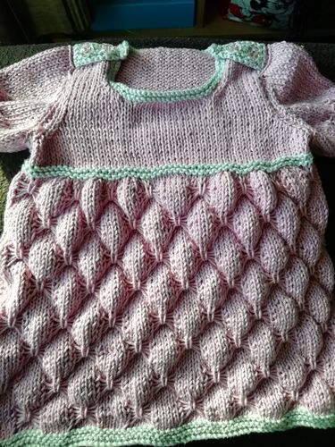 Customer photo review of Baby Mystery Knitting Box