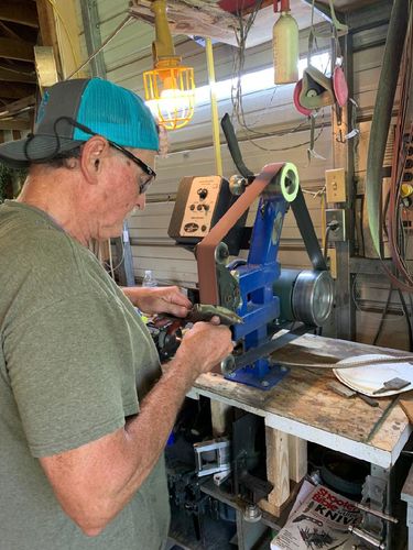 Customer photo review of 2 x 72 Inch EdgeCore Premium Ceramic Grinding Belts